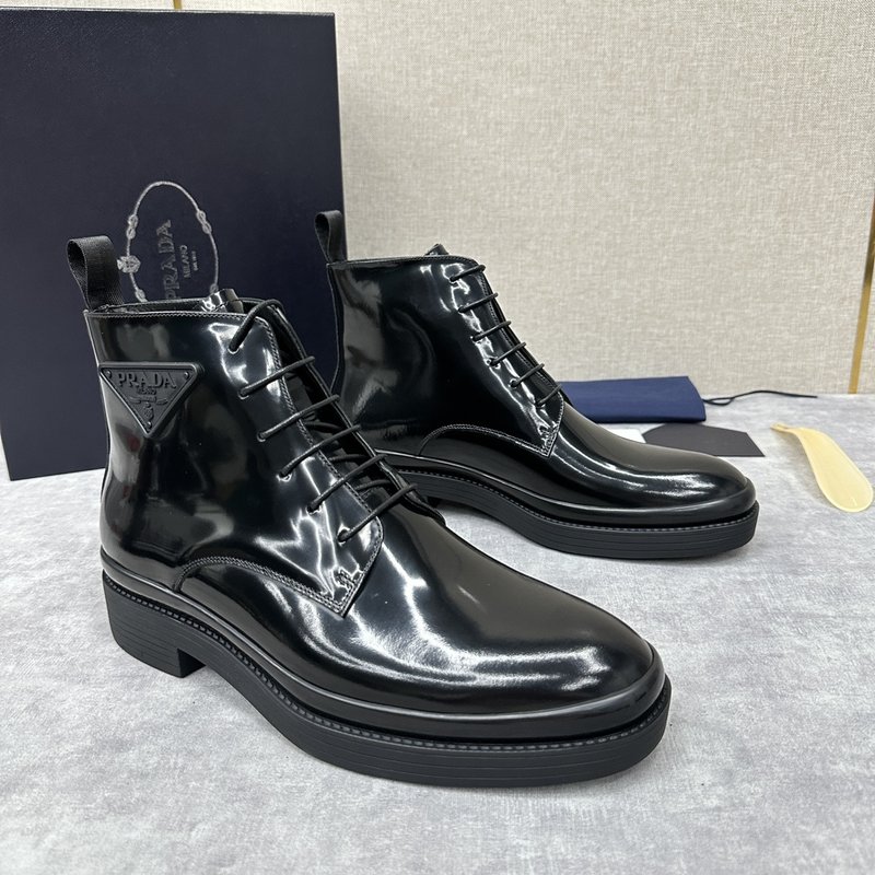 프라다 PRADA 남성 첼시 두꺼운 밑창 부츠 001-227312
