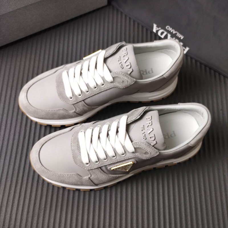 PRADA 그레이 패브릭 슈즈 001-227344