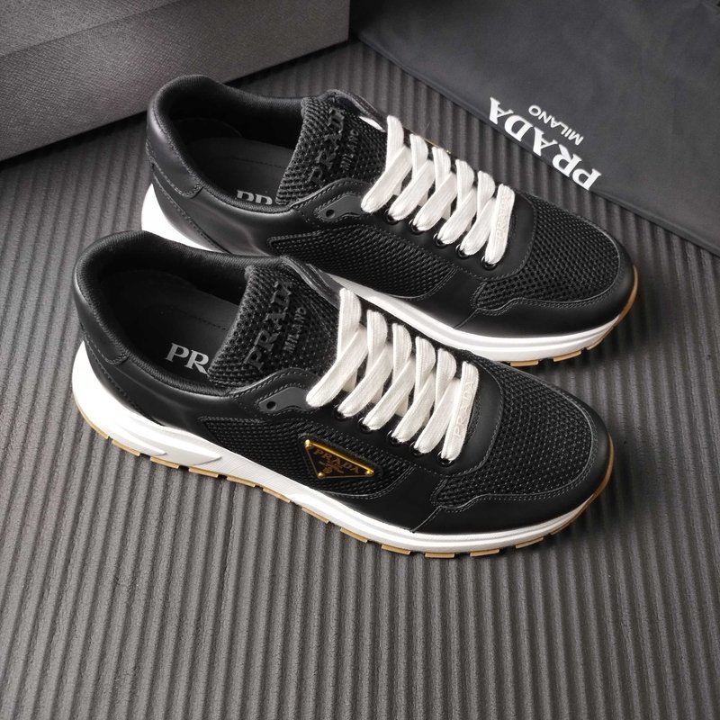 PRADA 프라다 블랙 메쉬 슈즈 001-227356