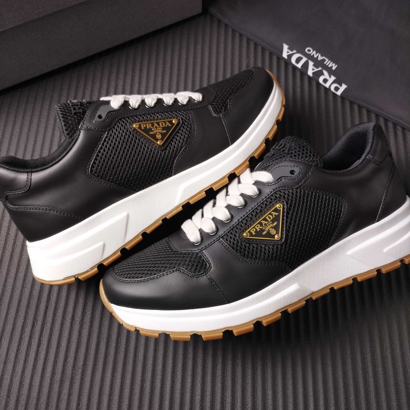 PRADA 프라다 블랙 메쉬 슈즈 001-227356