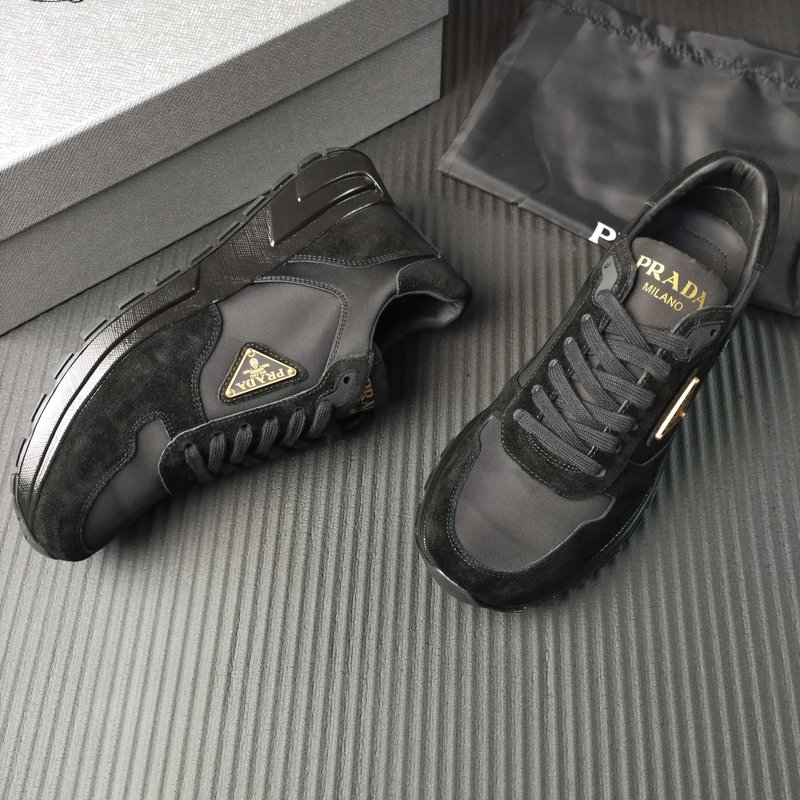 PRADA 프라다 블랙 패브릭 슈즈 001-227363