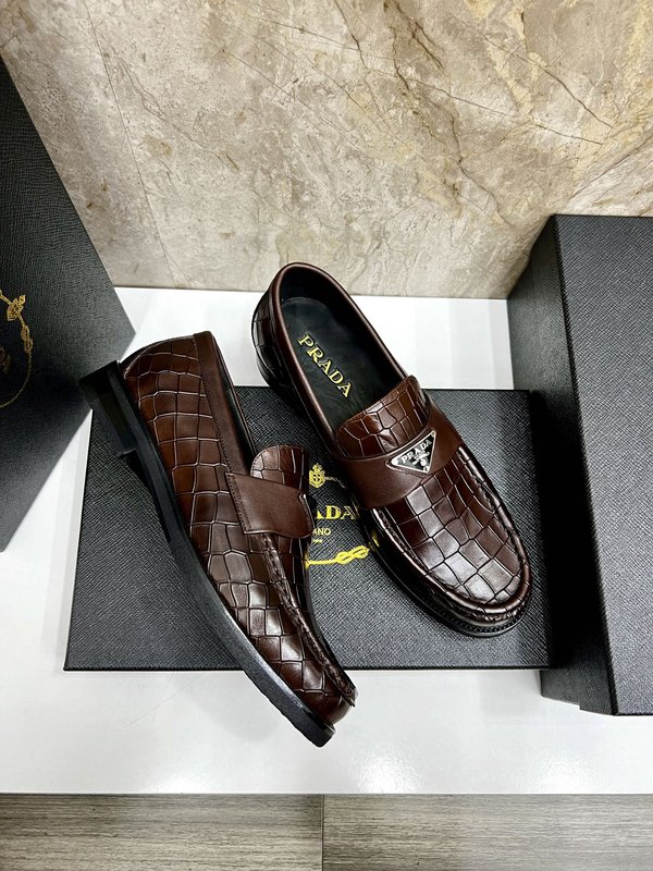 PRADA 남성 개변주 가죽구두 오리진얼 복제 001-227442