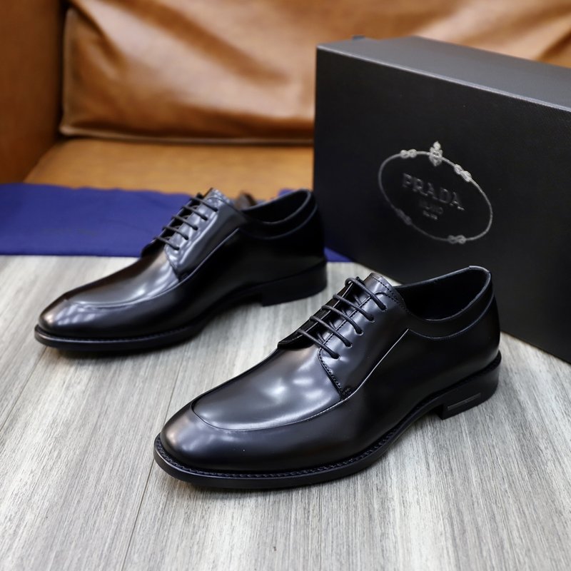 PRADA 신규 남성 비즈니스 가죽 구두 001-227464