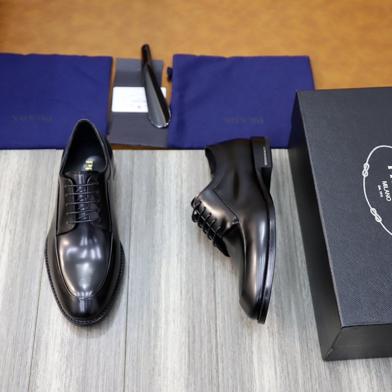 PRADA 신규 남성 비즈니스 가죽 구두 001-227464