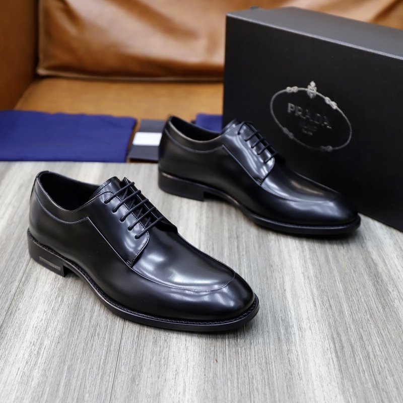 PRADA 신규 남성 비즈니스 가죽 구두 001-227464