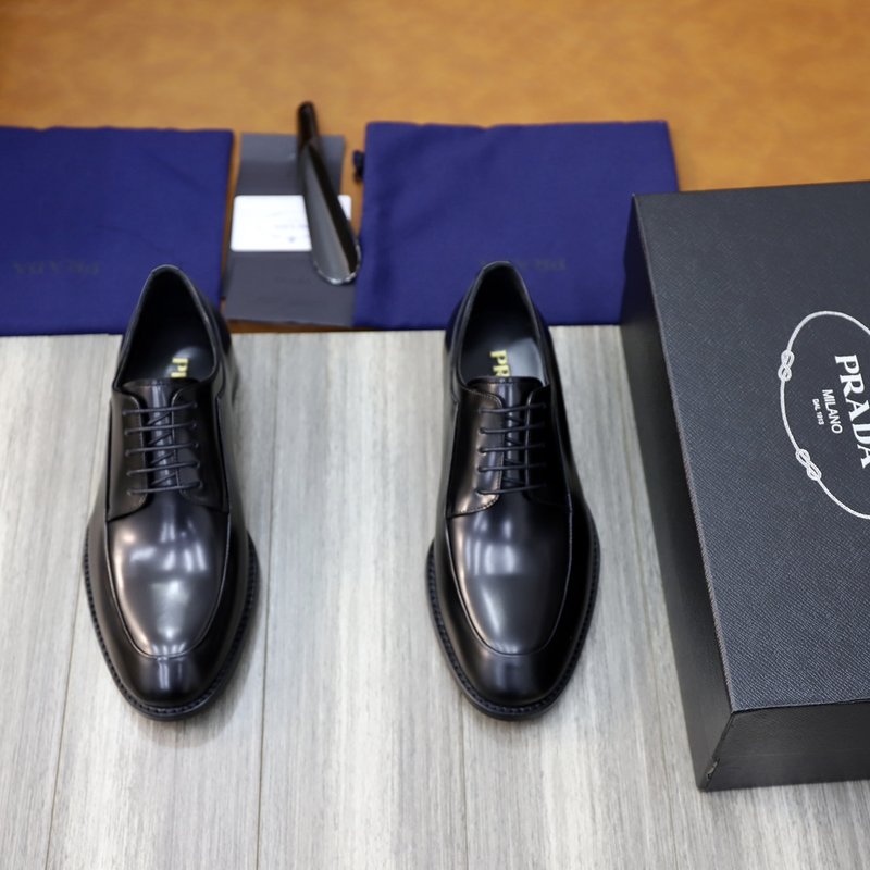 PRADA 신규 남성 비즈니스 가죽 구두 001-227464