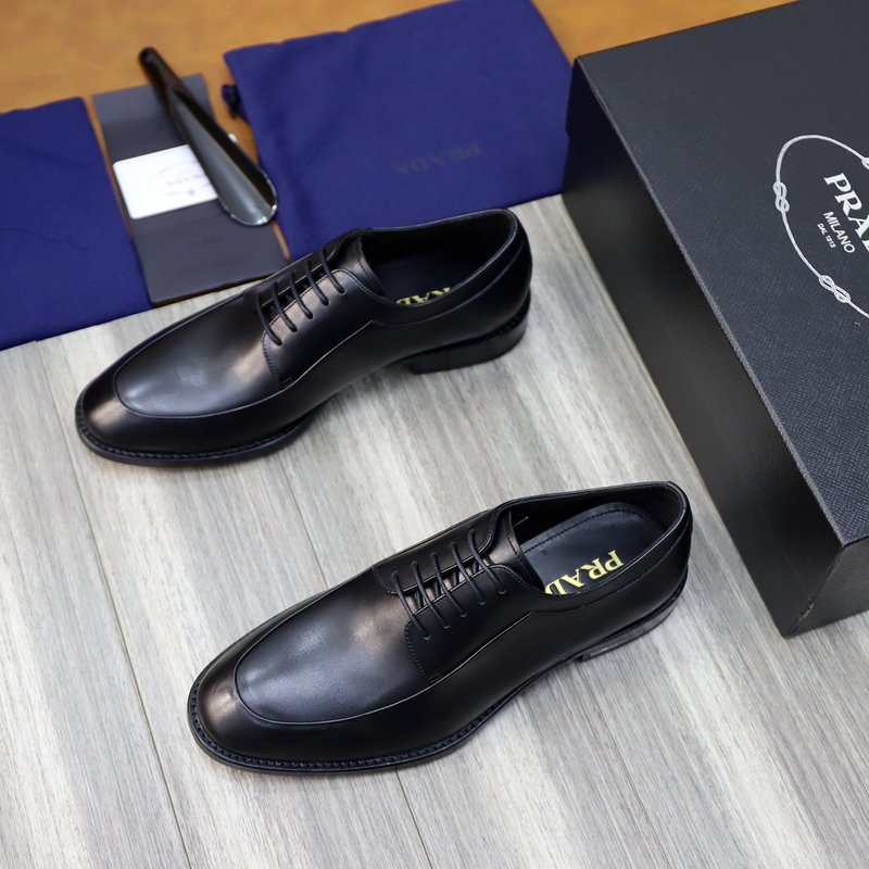 PRADA 신규 남성 비즈니스 가죽 구두 001-227465