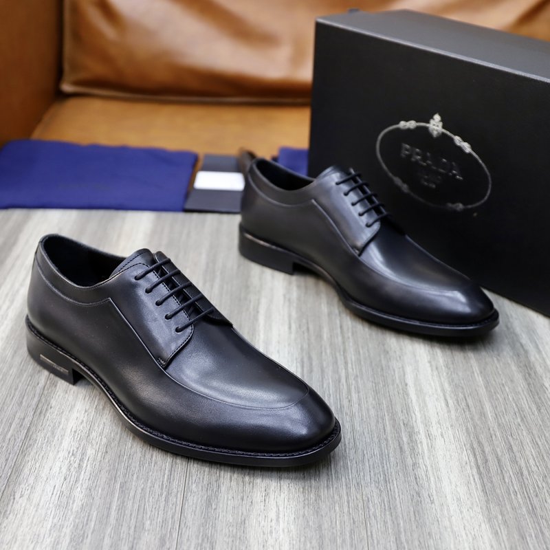 PRADA 신규 남성 비즈니스 가죽 구두 001-227465