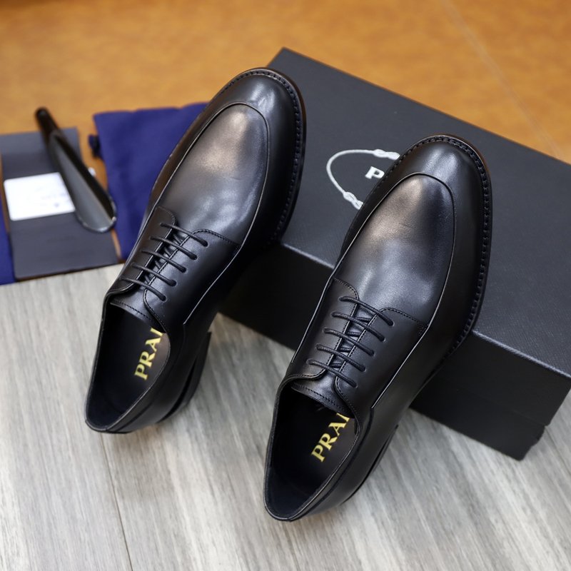 PRADA 신규 남성 비즈니스 가죽 구두 001-227465