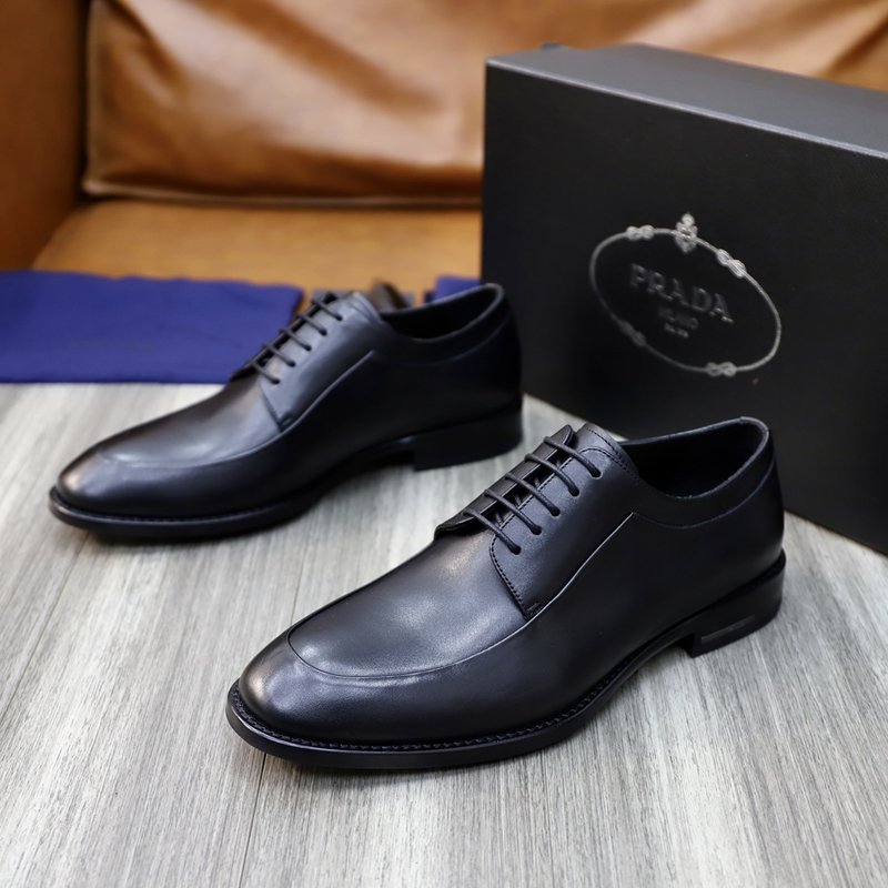 PRADA 신규 남성 비즈니스 가죽 구두 001-227465