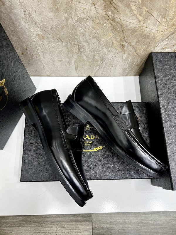 PRADA 남성 수입 송아지 가죽 구두 001-227466