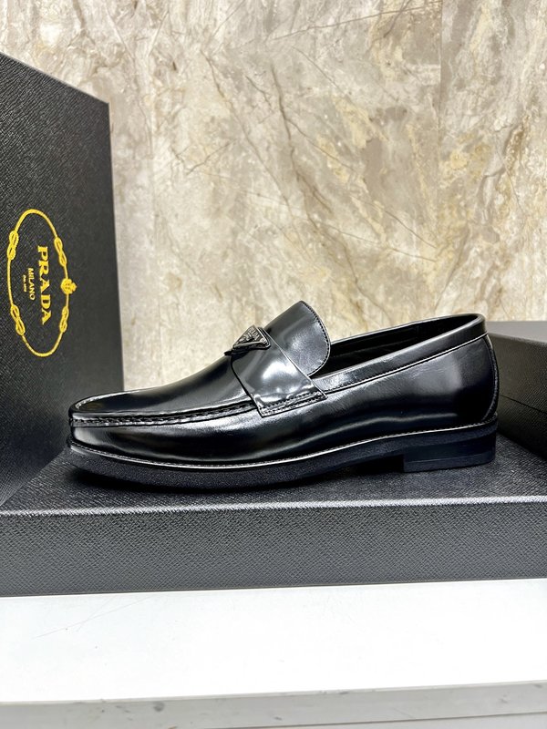 PRADA 남성 수입 송아지 가죽 구두 001-227466