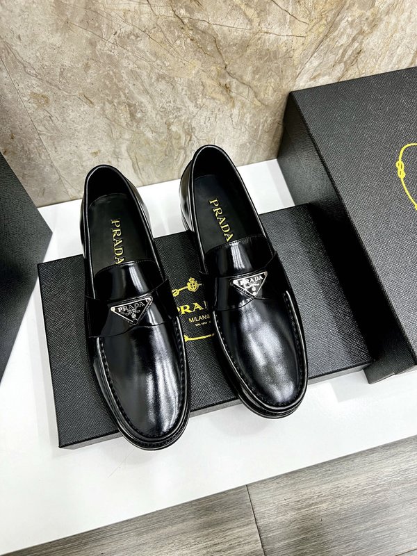 PRADA 남성 수입 송아지 가죽 구두 001-227466