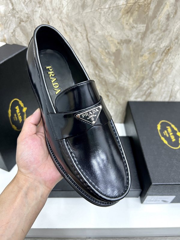 PRADA 남성 수입 송아지 가죽 구두 001-227466