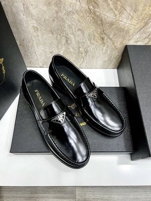 PRADA 남성 수입 송아지 가죽 구두 001-227466