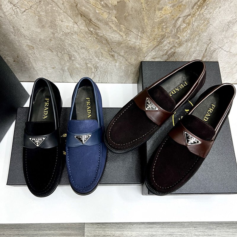 PRADA 남성 수입 송아지 가죽 구두 001-227468