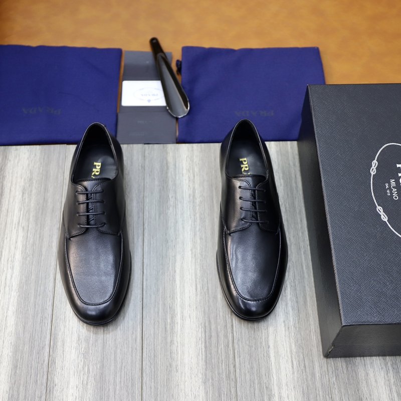 PRADA 신규 남성 비즈니스 가죽 구두 001-227473