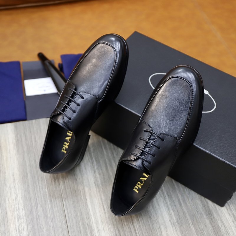 PRADA 신규 남성 비즈니스 가죽 구두 001-227473