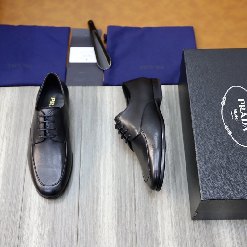 PRADA 신규 남성 비즈니스 가죽 구두 001-227473