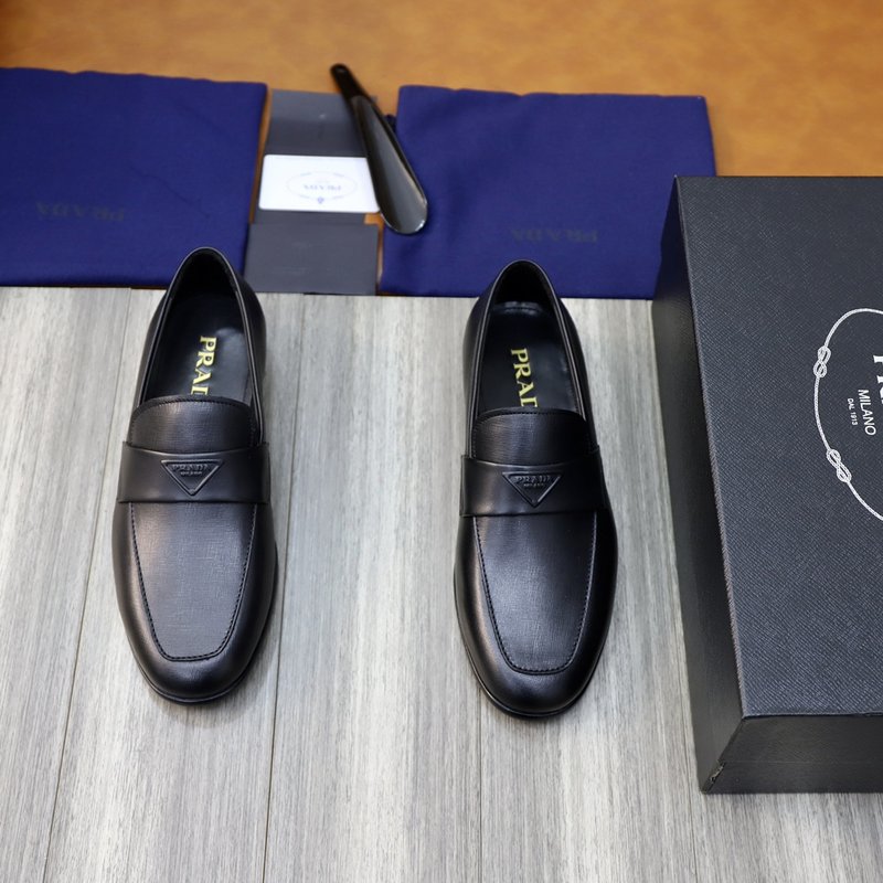 PRADA 신상 남성 비즈니스 가죽 구두 001-227474
