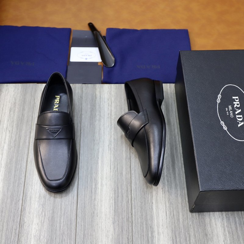 PRADA 신상 남성 비즈니스 가죽 구두 001-227474