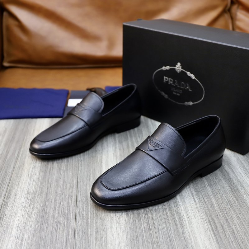 PRADA 신상 남성 비즈니스 가죽 구두 001-227474