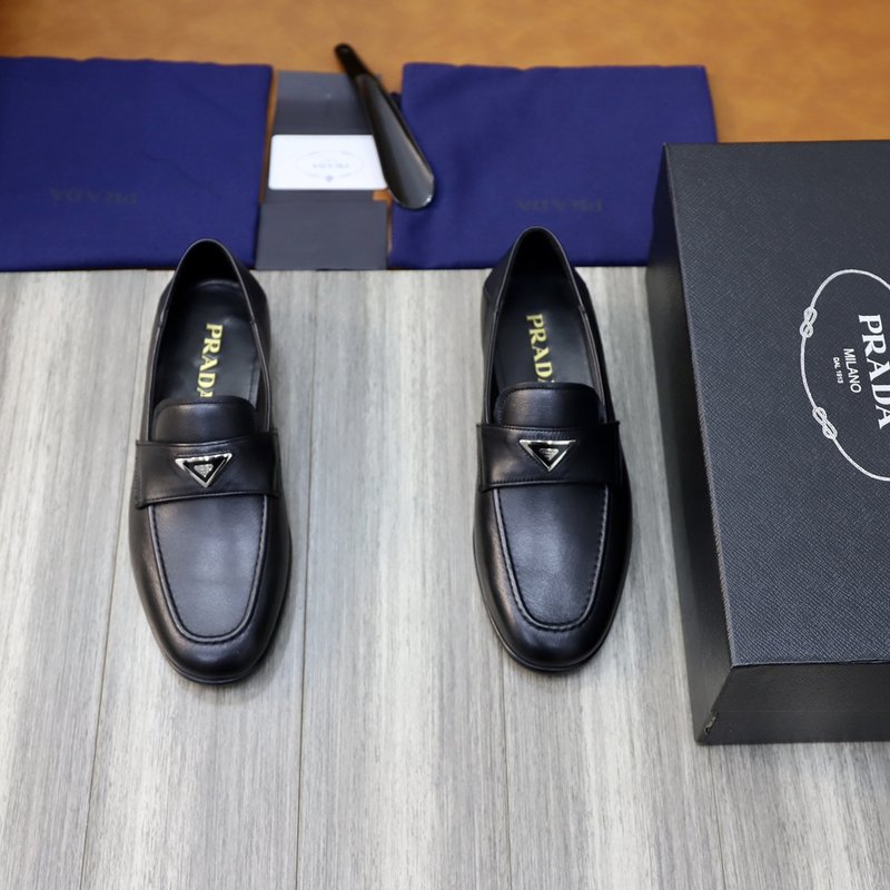 PRADA 신상 남성용 비즈니스 가죽 구두 001-227475