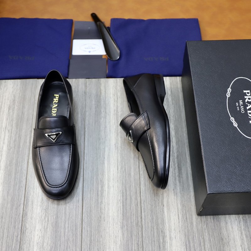 PRADA 신상 남성용 비즈니스 가죽 구두 001-227475