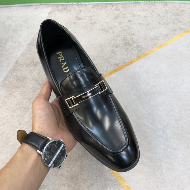PRADA 패션 캐주얼 런웨이 가죽 신발 001-227476