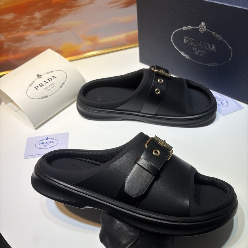 PRADA 신규 블랙 폼 라인지대 운동화 001-227506