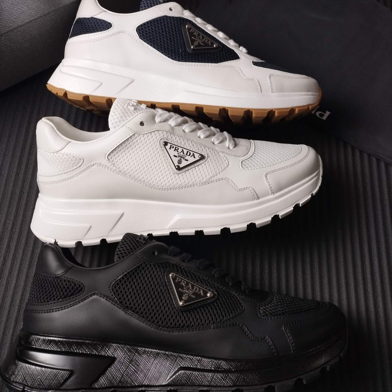 PRADA 프라다 블루 메쉬 슈즈 001-227522