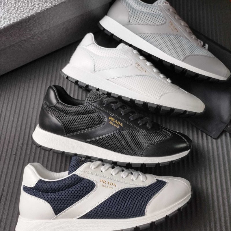 PRADA 프라다 메쉬 캐주얼 운동화 001-227524