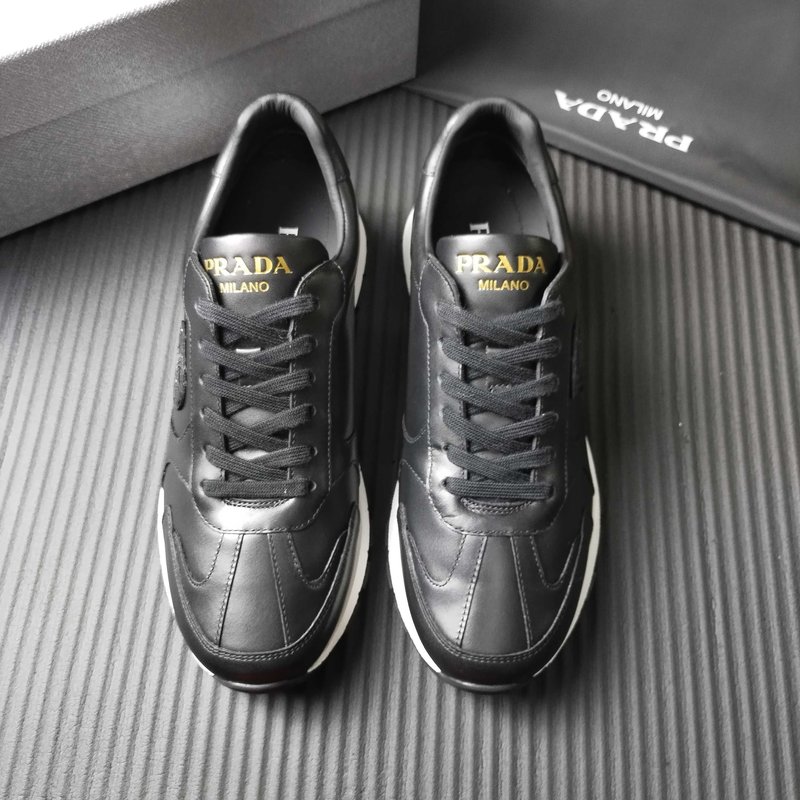 PRADA 프라다 블랙 레저 운동화 001-227527