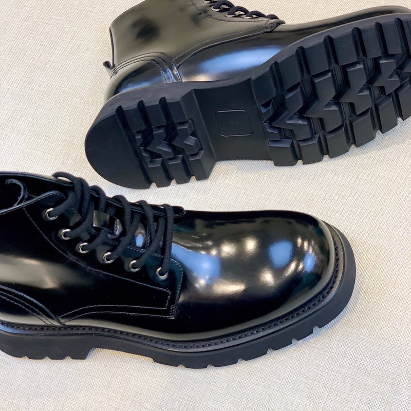 PRADA 오리지널 클래식 라운드 토 남성부츠 001-227554
