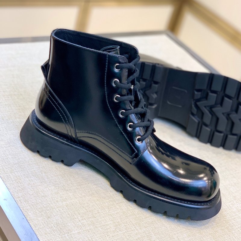 PRADA 오리지널 클래식 라운드 토 남성부츠 001-227554