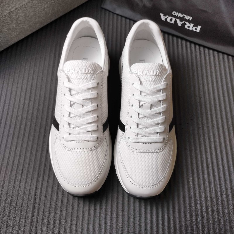 PRADA 프라다 화이트 메쉬 운동화 001-227562