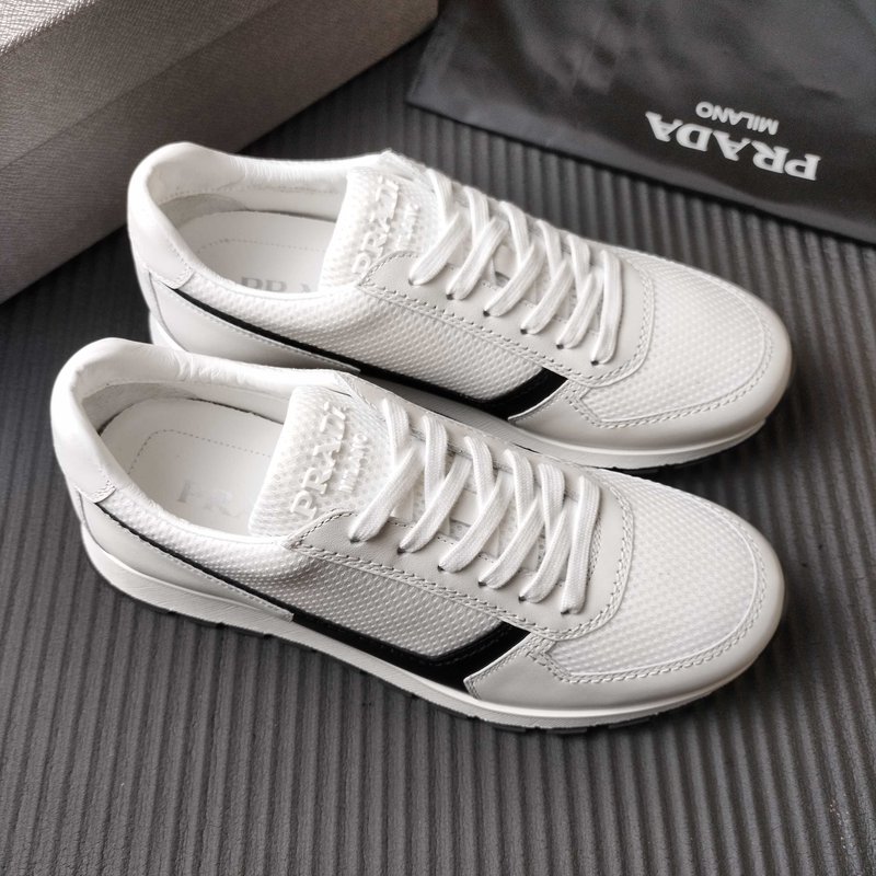 PRADA 프라다 화이트 메쉬 운동화 001-227562