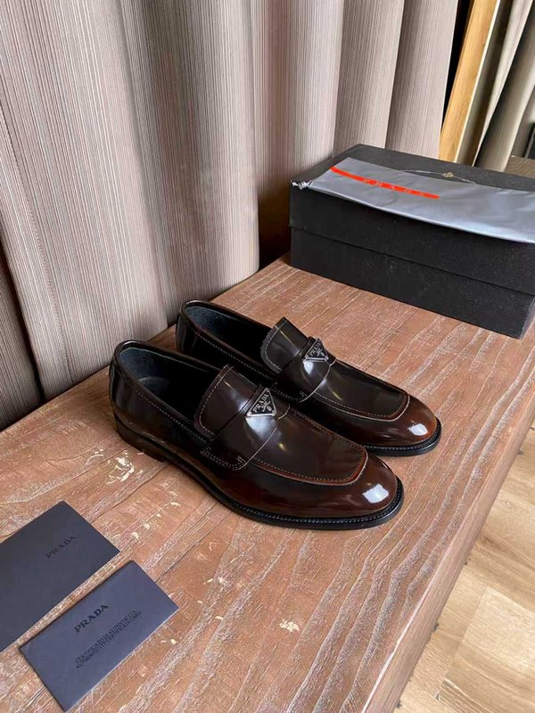 PRADA 남성 오리지널 송아지 가죽 구두 001-227569