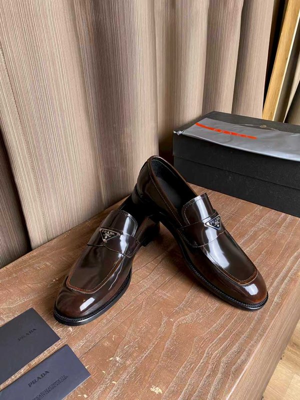 PRADA 남성 오리지널 송아지 가죽 구두 001-227569