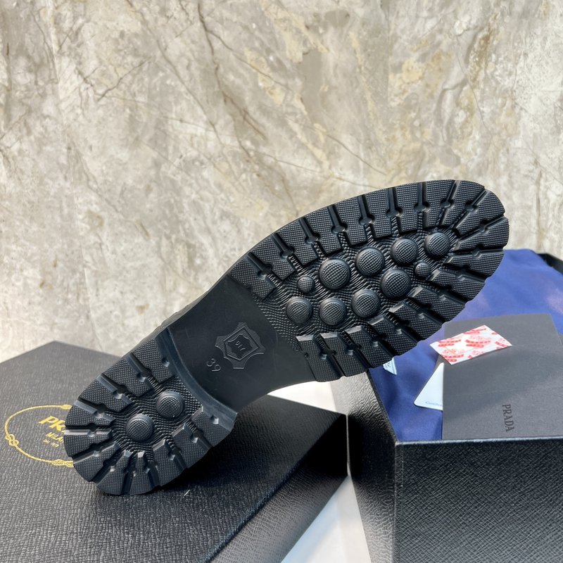 PRADA 남성용 첼시 부츠 소 가죽 보온 001-227582