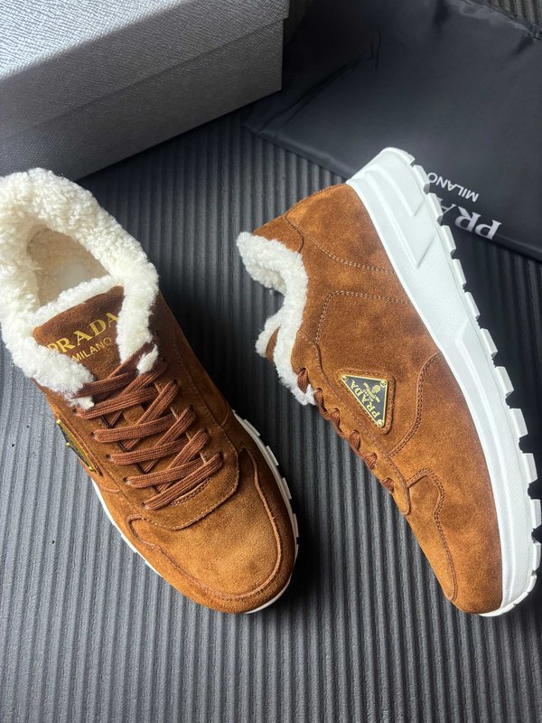 PRADA 신상 진짜 양모 부츠 001-227682