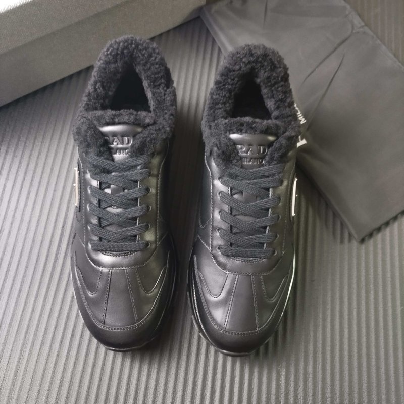 프라다 블랙 양피 부츠 001-227683