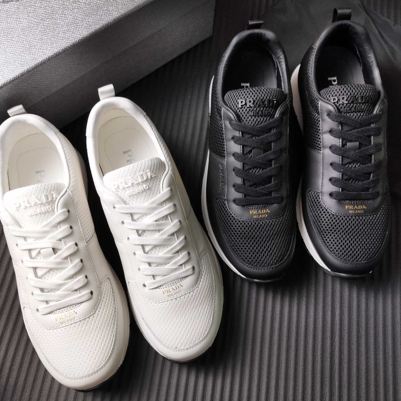 PRADA 프라다 메쉬 캐주얼 운동화 001-227694