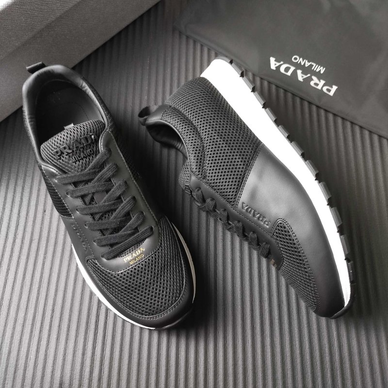 PRADA 프라다 메쉬 캐주얼 운동화 001-227694
