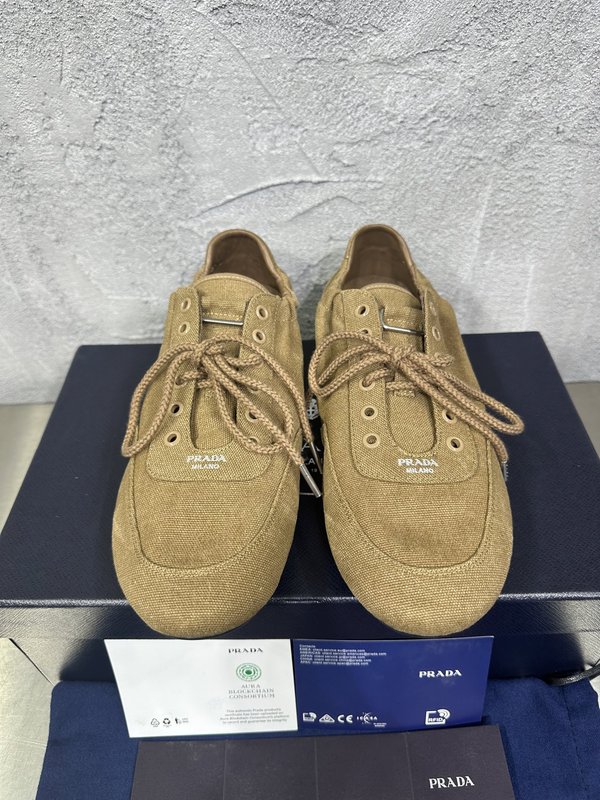 PRADA 빈티지 남성 데션 워시드 캐주얼 슈즈 001-227742