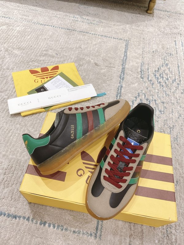 아디다스 x 구찌 Gazelle 커플 운동화 001-227781