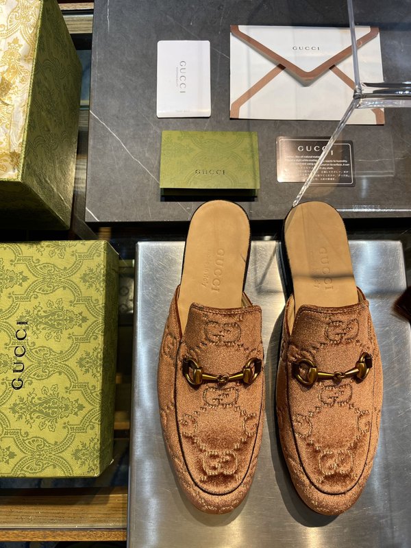 GUCCI 남성 여름 뮬 슬리퍼 001-227789