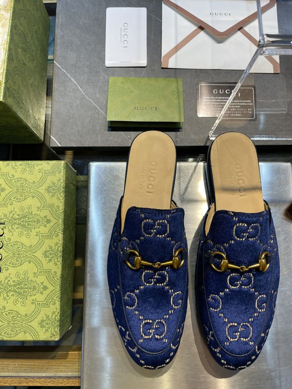 GUCCI 남성 여름 뮬 슬리퍼 001-227789