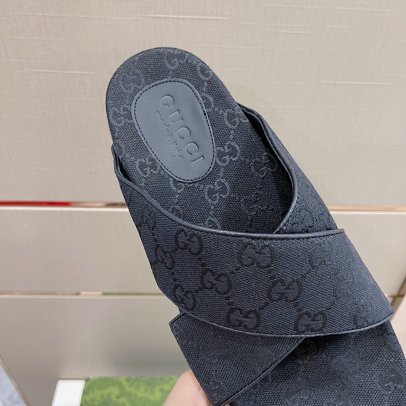 GUCCI 정품 신규 두꺼운 바닥 슬리퍼 001-227812