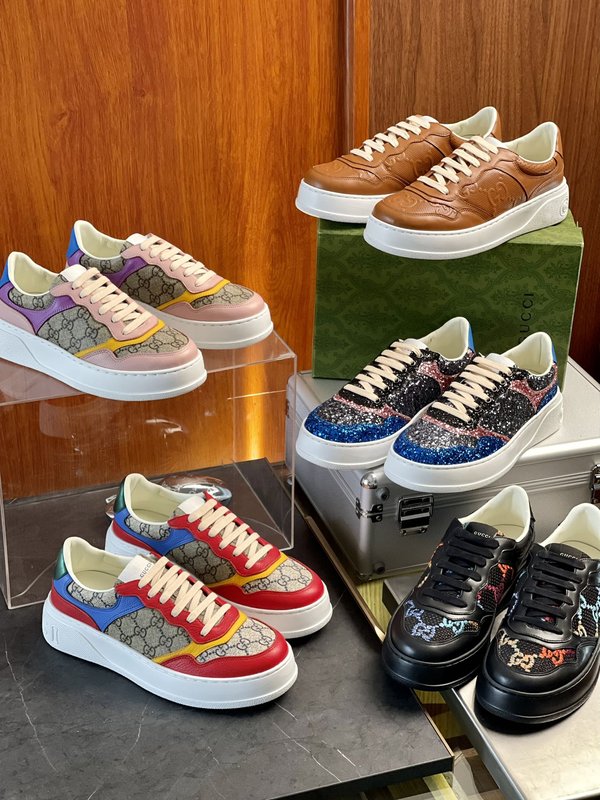 Gucci 23 비스킷 신발 남녀 공용 운동화 001-227814